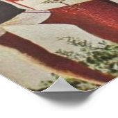 Australisches Surfposter | Surf | Surfer | Strand Poster (Ecke)