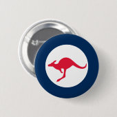Australisches Symbol für die Nationalflagge Militä Button (Vorne & Hinten)