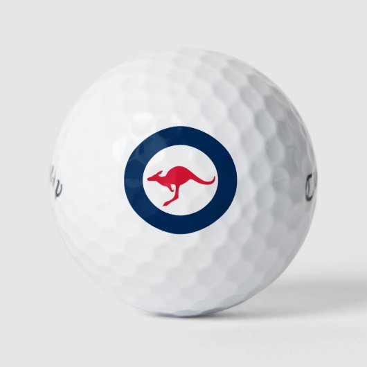 Australisches Symbol für die Nationalflagge Militä Golfball (Vorderseite)