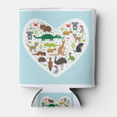 Australisches Tierherz Dosenkühler (Vorderseite)