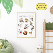 Australisches Tierpädagogik Poster