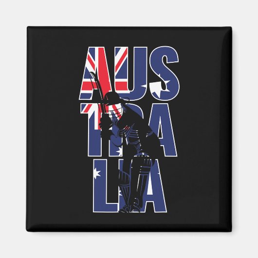 Australisches Unterstützer-Team-Kit-Geschenk Austr Magnet (Vorne)