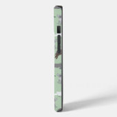 Australisches Ureinwohner Eukalyptus Grünes Muster Case-Mate iPhone Hülle (Rückseite / Links)