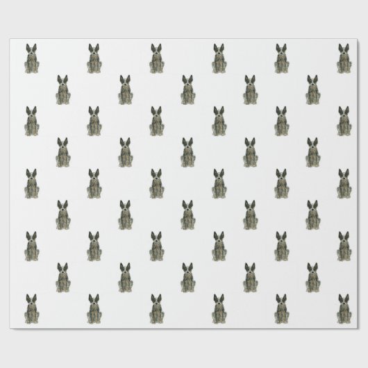 Australisches Vieh-HundHeeler Geschenk-Packpapier Geschenkpapier (Flach)