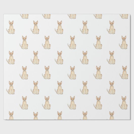 Australisches Vieh-HundHeeler Geschenk-Packpapier Geschenkpapier (Flach)