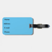 Australisches Vintage-Poster Gepäckanhänger (Rückseite horizontal)