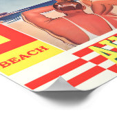 Australisches Vintage-Poster Poster (Ecke)