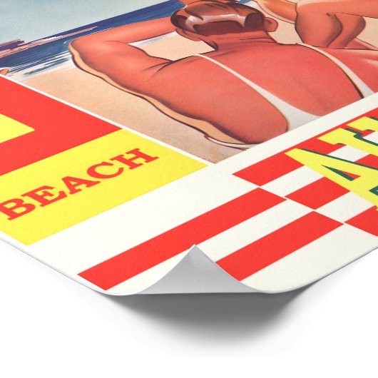 Australisches Vintage-Poster Poster (Ecke)