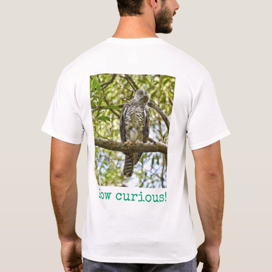 Australisches Vogel-Druck T-Shirt (Rückseite)