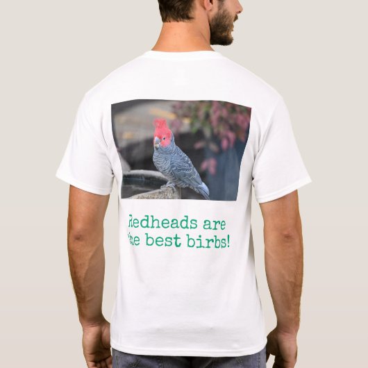 Australisches Vogelprint T-Shirt (Rückseite)