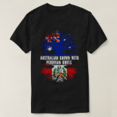 Australisches Wachstum mit peruanischen Wurzeln Au T-Shirt (Design vorne)