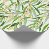 Australisches Wattle Pattern Geschenkpapier (Ecke)
