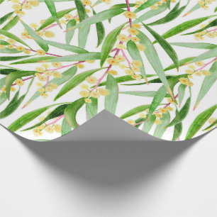 Australisches Wattle Pattern Geschenkpapier