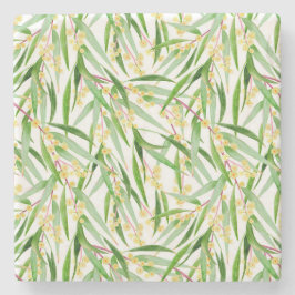 Australisches Wattle Pattern Steinuntersetzer