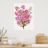 Australisches Waxflower Bouquet Poster (Küche)