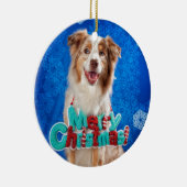 Australisches Weihnachten Keramik Ornament (Rechts)