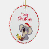 Australisches Weihnachtsgeschenk Niedlich Koala Dr Keramik Ornament (Rechts)
