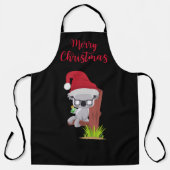 Australisches Weihnachtsgeschenk Niedlich Koala Dr Schürze (Vorderseite)
