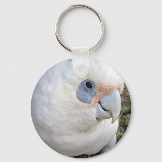 Australisches Weißes Kakadu, Keyring Schlüsselanhänger (Rückseite)