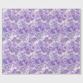 Australisches Wildblume Garden Wrapping Paper Geschenkpapier (Flach)