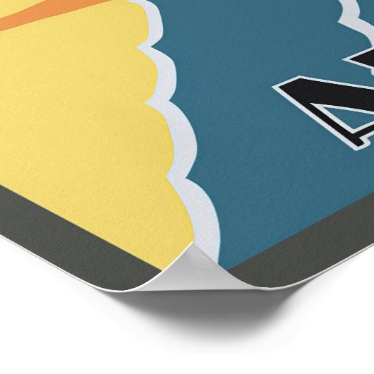 Australisches Women Swimmers Vintage Travel Poster (Ecke)