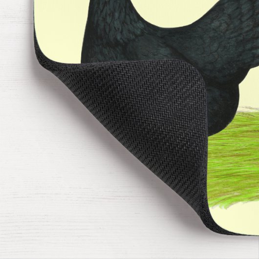 Australorp Black Chickens Mousepad (Ecke)