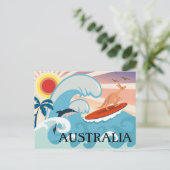 Australreisen Postkarte (Stehend Vorderseite)