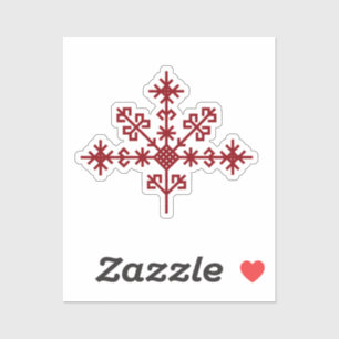 Austras Koks - Baum des leichten lettischen Symbol Aufkleber