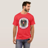 Austria Coat of Arms Circle Shape  T-Shirt (Vorne ganz)