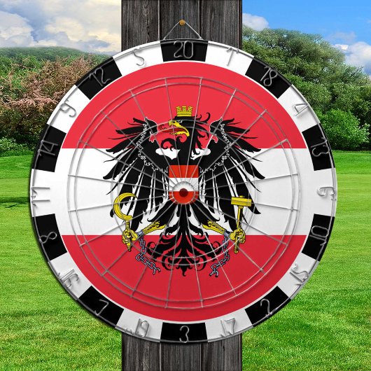 Austria Dartboard, game board, Austrian flagge Dartscheibe