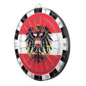 Austria Dartboard, game board, Austrian flagge Dartscheibe (Vorderseite rechts)
