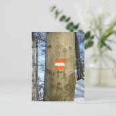 Austria-Fahne Postkarte (Stehend Vorderseite)