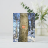 Austria-Fahne Postkarte (Stehend Vorderseite)