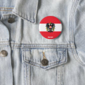 Austria Flag Charming Patriotic Button (Beispiel)
