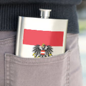 Austria Flag Elegant Patriotic Flachmann (Beispiel)