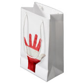 Austria Flag Hand Design Geschenkboxen Kleine Geschenktüte (Vorderseite Schrägansicht)