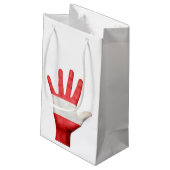 Austria Flag Hand Design Geschenkboxen Kleine Geschenktüte (Rückseite Schrägansicht)