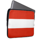 Austria Flag Laptop Sleeve (Vorne Rechts)