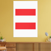 Austria Flag Logo Leinwanddruck (Insitu (Wohnzimmer))