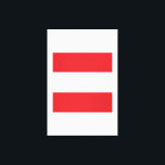 Austria Flag Logo Leinwanddruck<br><div class="desc">Austria Patriotic Zuhause Gift Design. Land signieren Souvenir. Die nationale Politik Mark präsent. Darstellung des heimat.</div>