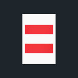 Austria Flag Logo Leinwanddruck<br><div class="desc">Austria Patriotic Zuhause Gift Design. Land signieren Souvenir. Die nationale Politik Mark präsent. Darstellung des heimat.</div>