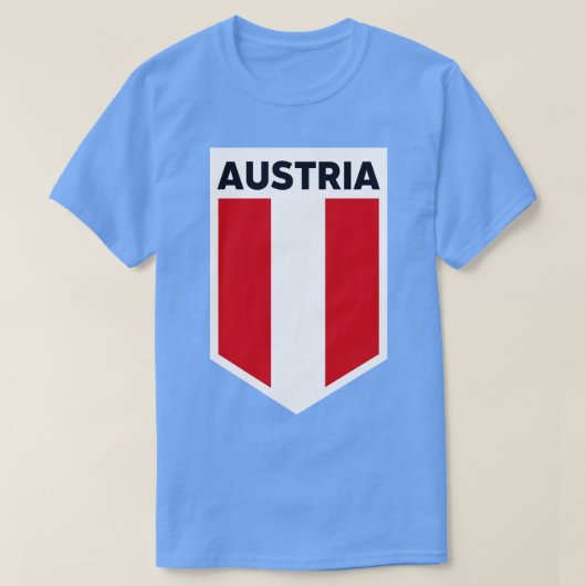 Austria Flag Logo T-Shirt (Design vorne)