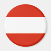 Austria Flag Magnet (Vorne)