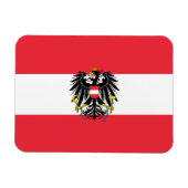 Austria Flag Magnet (Horizontal)