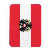 Austria Flag Magnet (Vertikal)