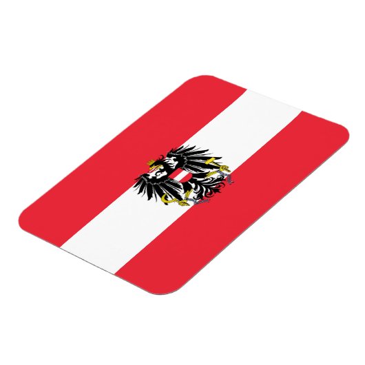 Austria Flag Magnet (Linke Seite)