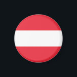 Austria Flag Magnet<br><div class="desc">Austria Flag</div>