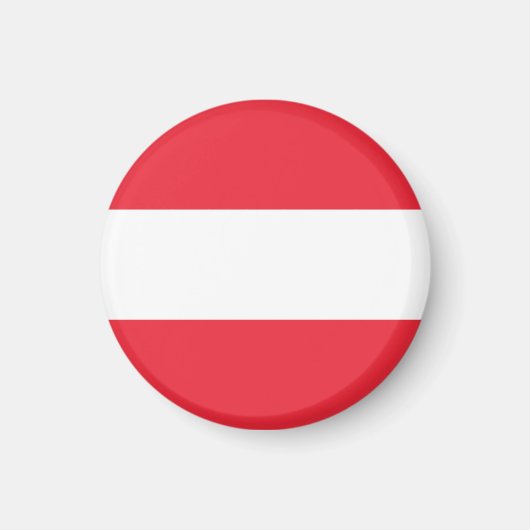 Austria Flag Magnet (Vorne)