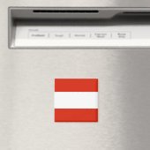 Austria Flag Magnet (In Situ (Geschirrspüler))