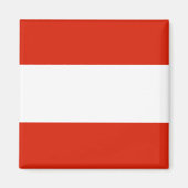 Austria Flag Magnet (Vorne)